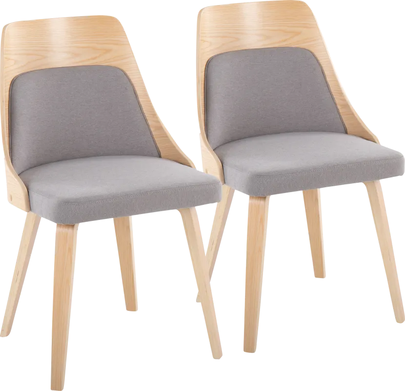 Kirkleigh I Gray Side Chair, Set of 2
