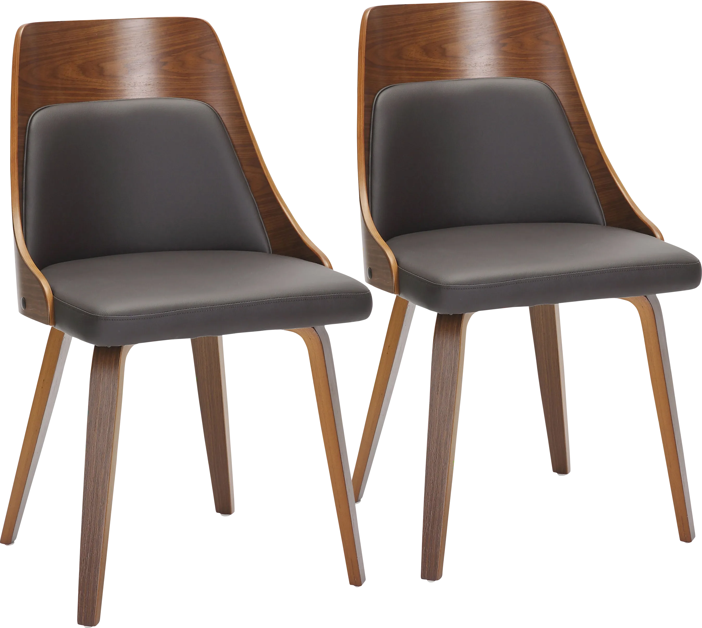 Kirkleigh II Brown Side Chiar, Set of 2 - Thumbnail - Image 1