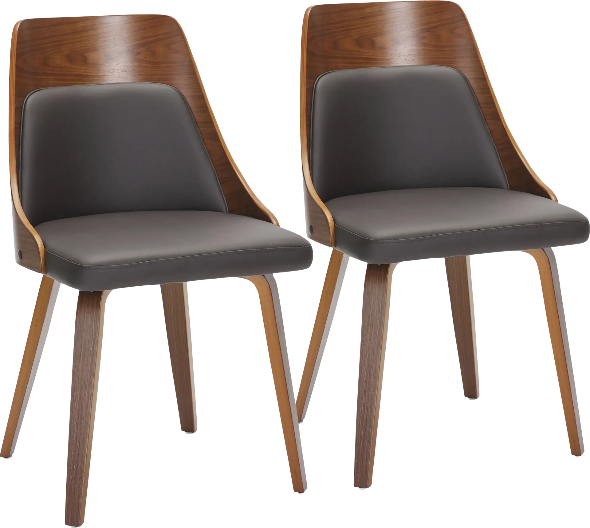 Kirkleigh II Brown Side Chiar, Set of 2