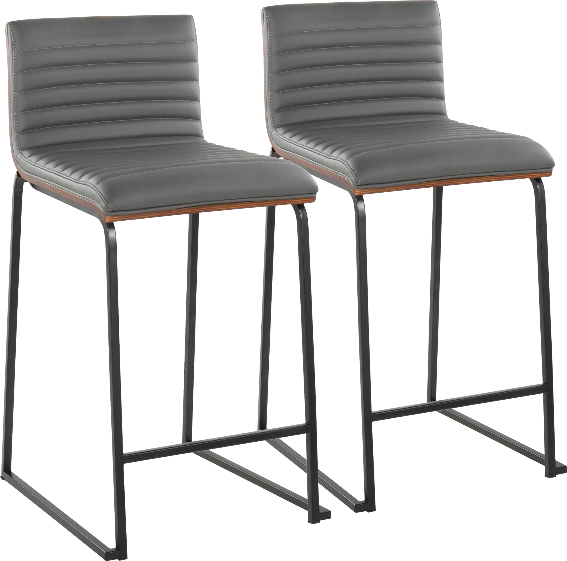 Tatesbrook V Gray Counter Height Stool, Set of 2