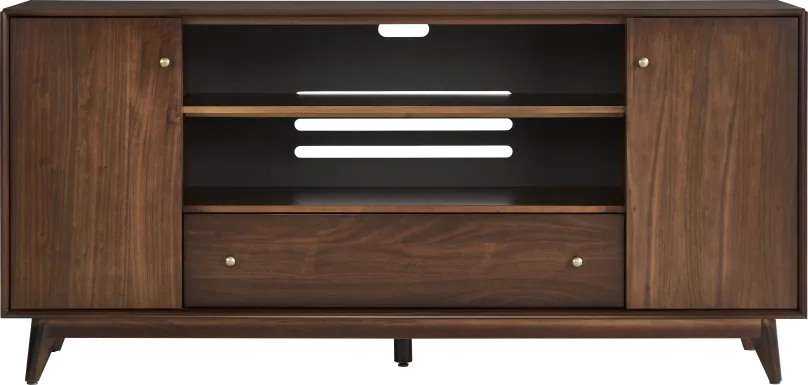 Broxbern Walnut Finish 76 in. Console