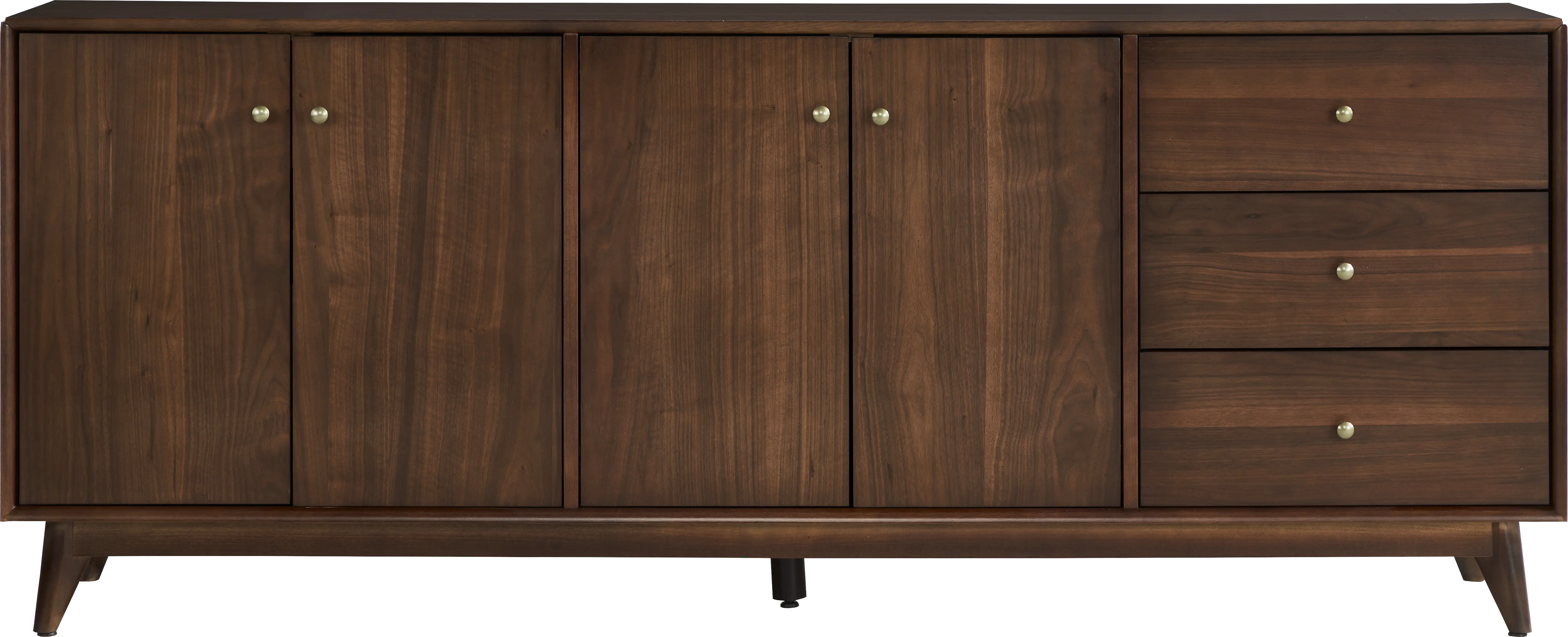 Broxbern Walnut Finish Credenza - Thumbnail - Image 1