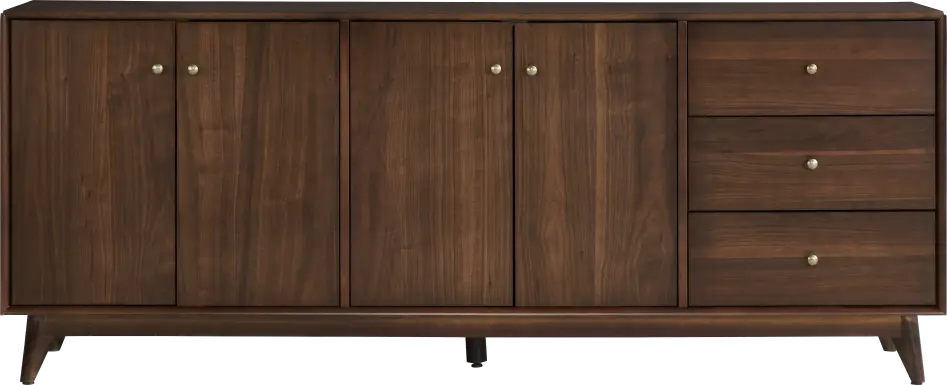 Broxbern Walnut Finish Credenza