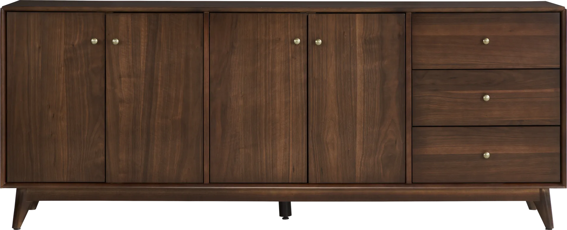 Broxbern Walnut Finish Credenza - Image 1