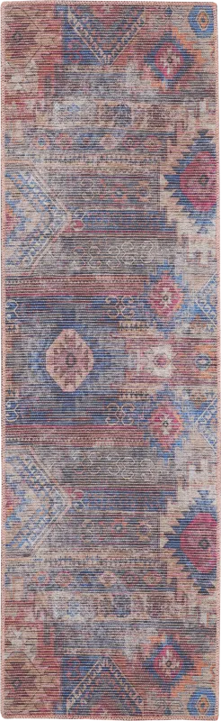 Evellano Multi 2' x 6' Runner Rug