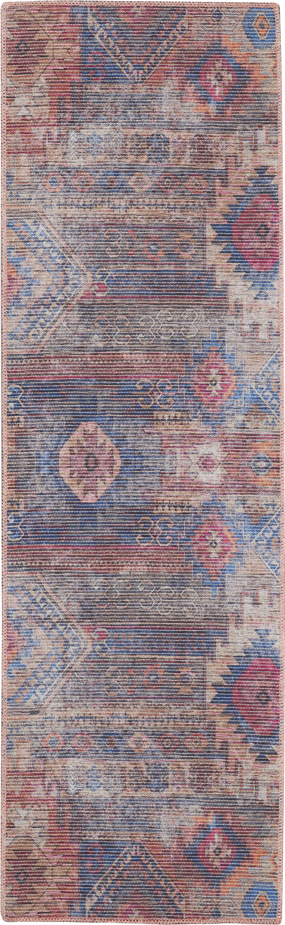 Evellano Multi 2' x 6' Runner Rug - Image 1