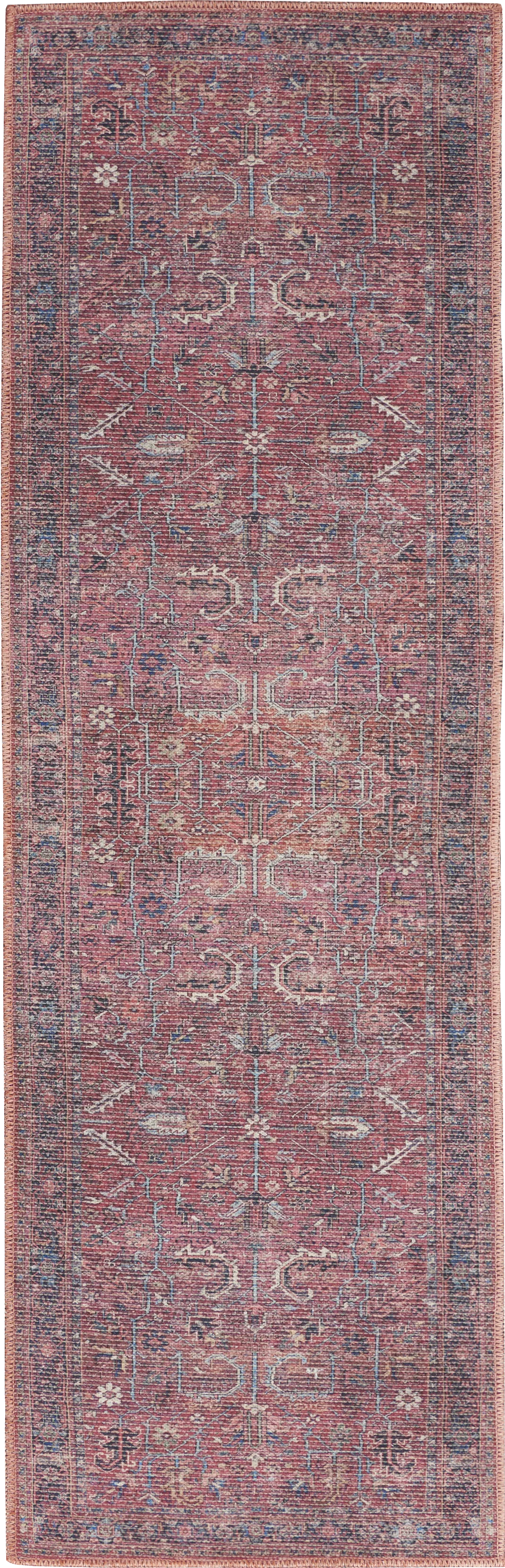 Norlena Brick 2' x 6' Runner Rug - Thumbnail - Image 1