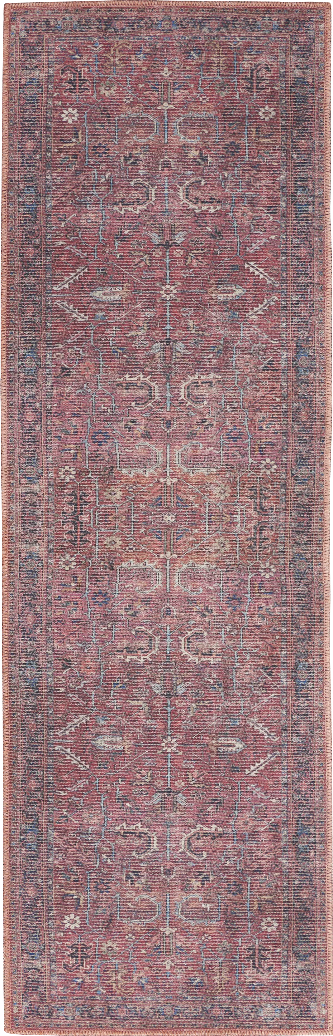 Norlena Brick 2' x 6' Runner Rug