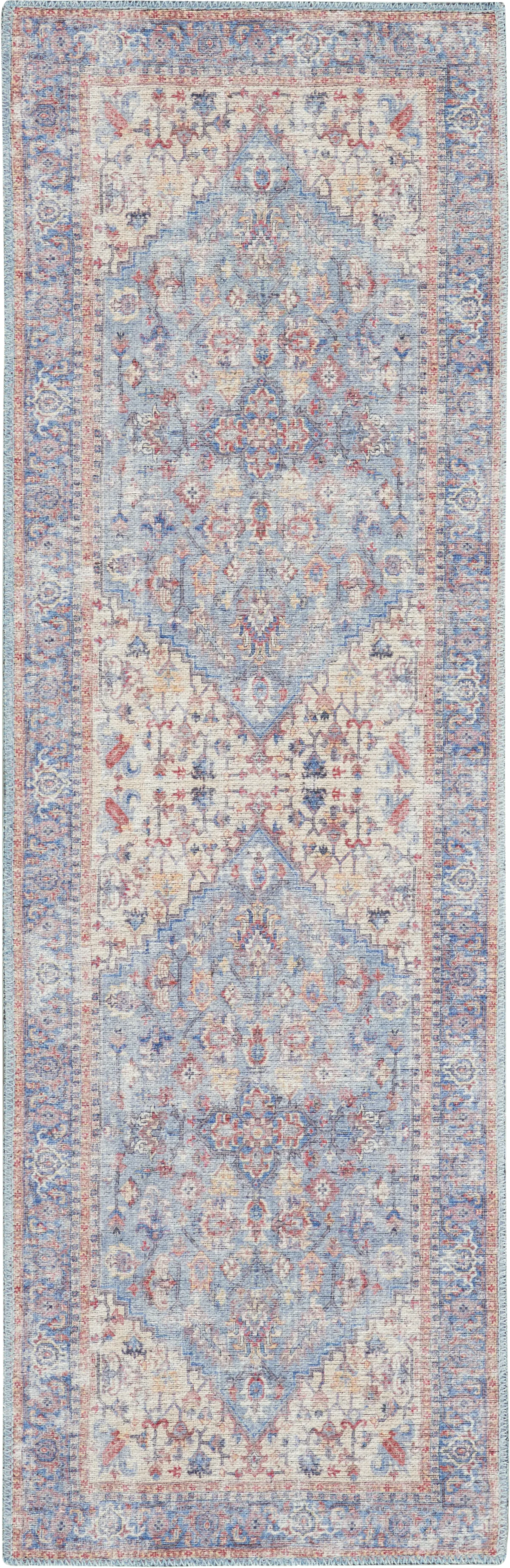 Haleigh Elle Blue 4' x 6' Rug - Image 1