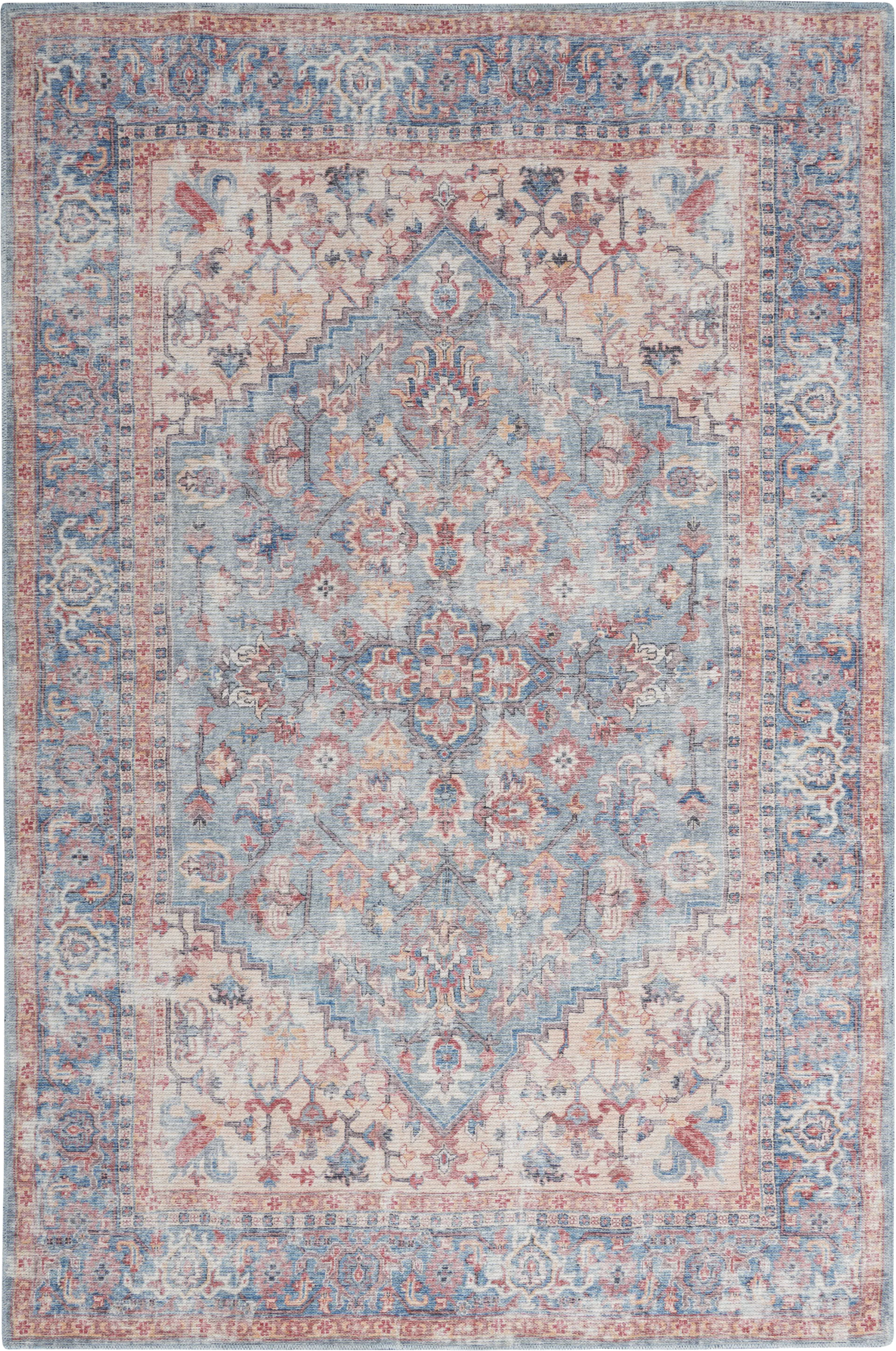 Haleigh Elle Blue 9'2 x 12' Rug - Image 1