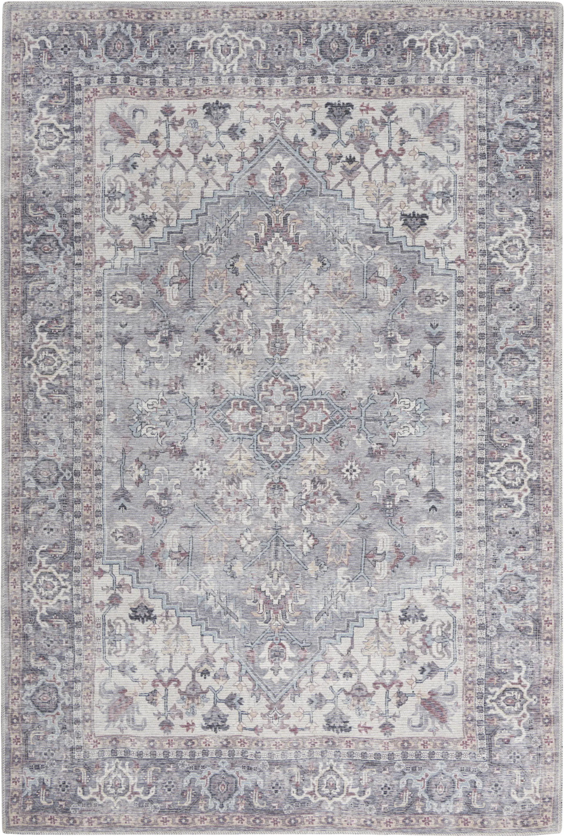 Haleigh Elle Gray 4' x 6' Rug