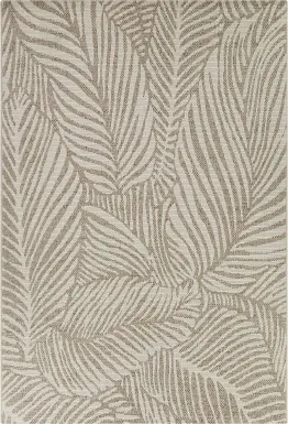 Palmetto Tan 7'10 x10' Indoor/Outdoor Rug