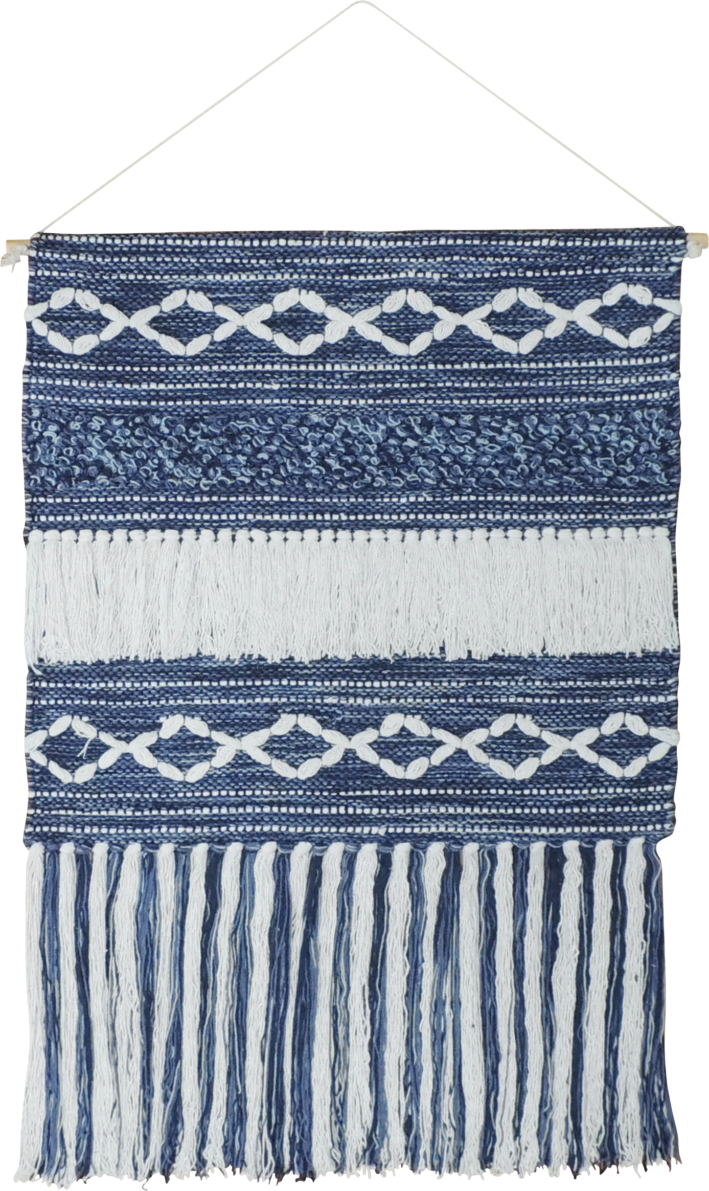 Votym Blue/White Wall Decor - Image 1