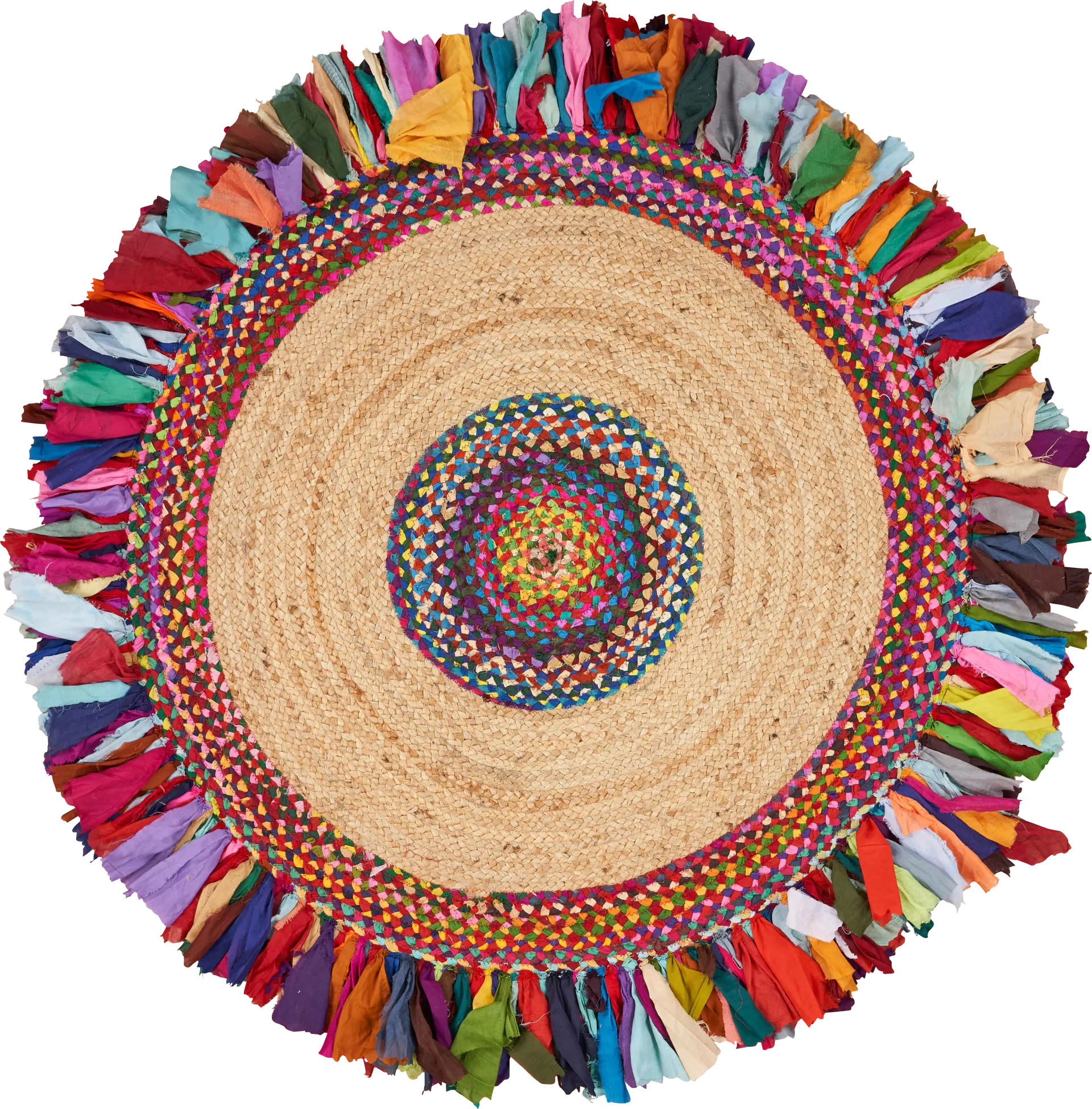 Sonaha Multi 3'6 Round Rug - Image 1