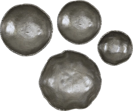 Wunder Nickel Wall Decor, Set of 4