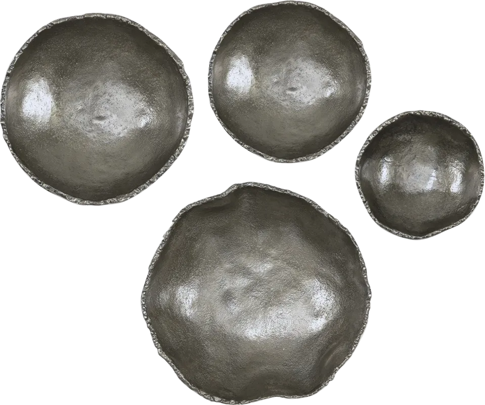 Wunder Nickel Wall Decor, Set of 4