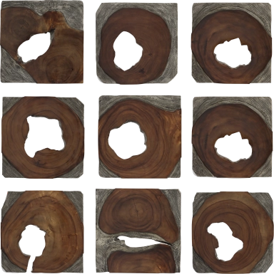 Tibor Brown Wall Decor, Set of 9