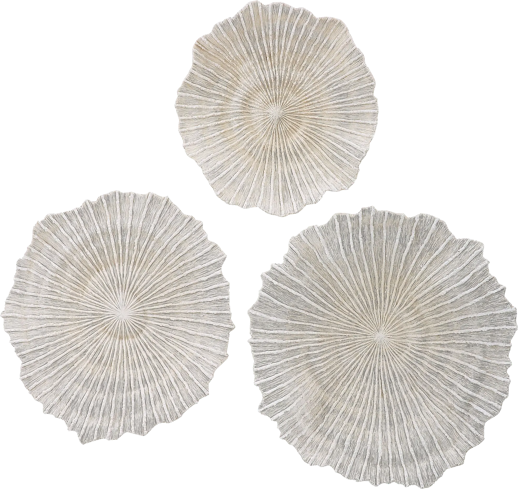 Pacha White Wall Decor, Set of 3