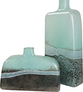 Kenci Blue Vase, Set of 2
