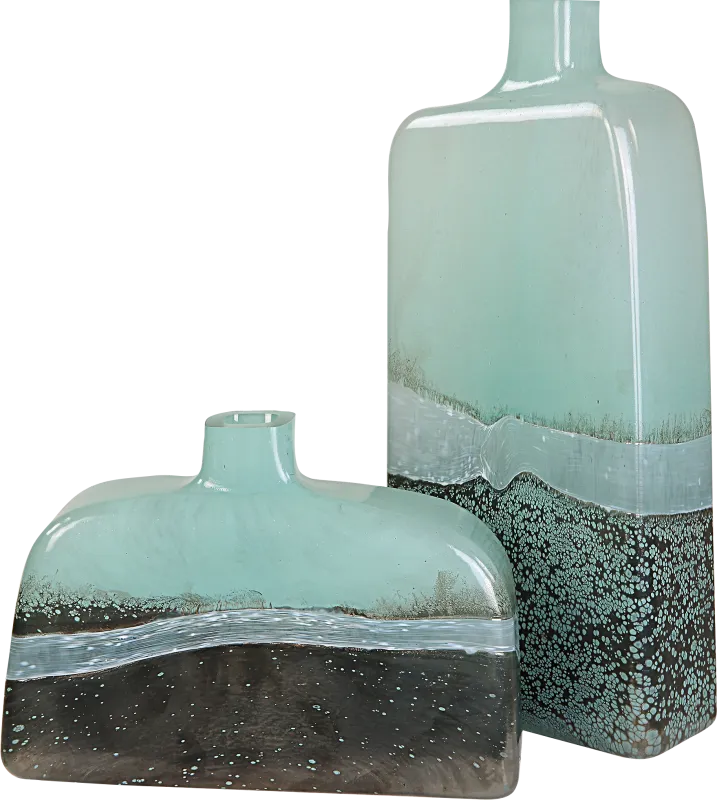Kenci Blue Vase, Set of 2