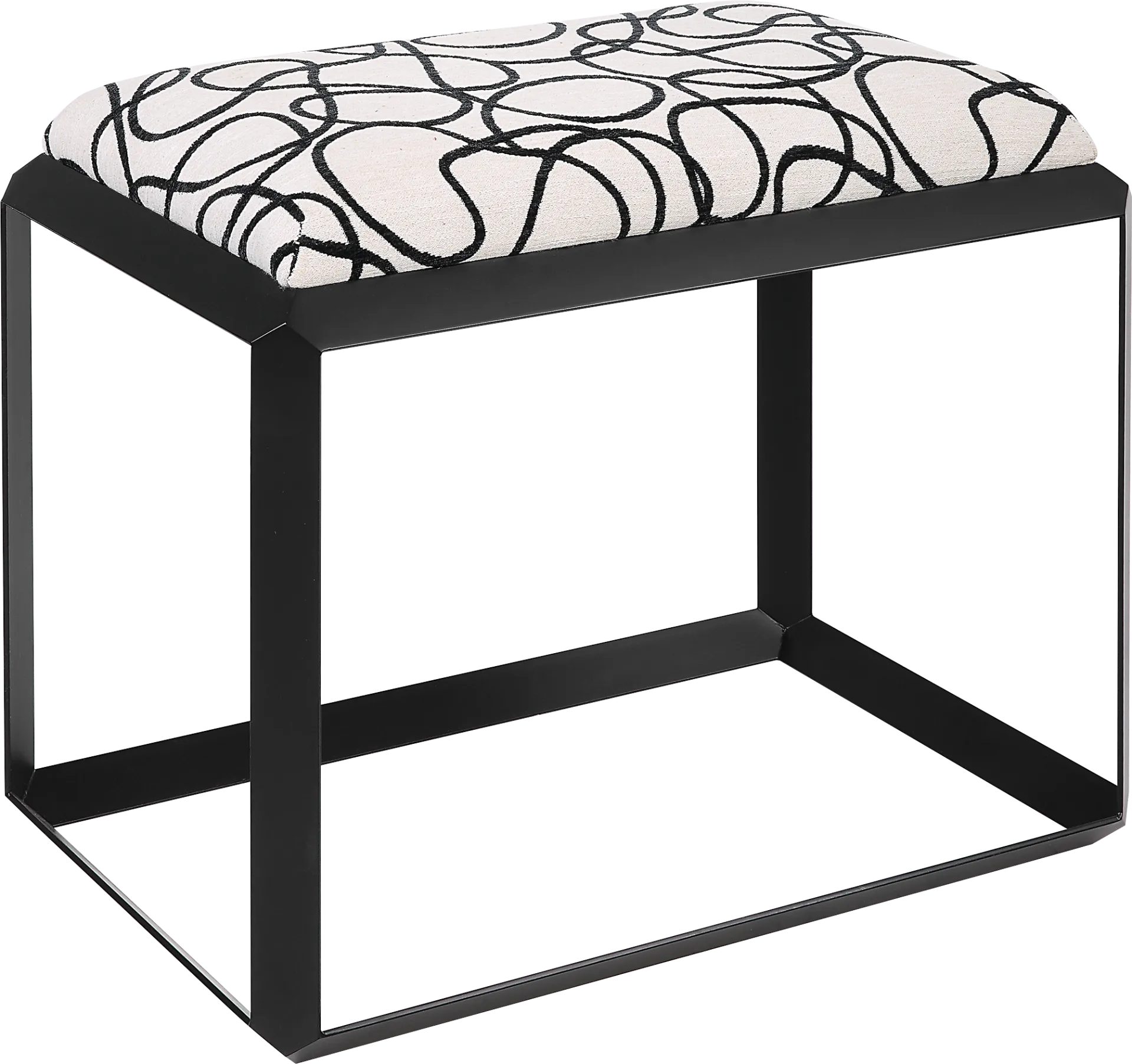 Naico Black Bench - Image 1