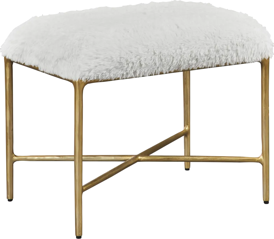 Ciree White Bench
