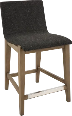 Naos Black Counter Height Stool