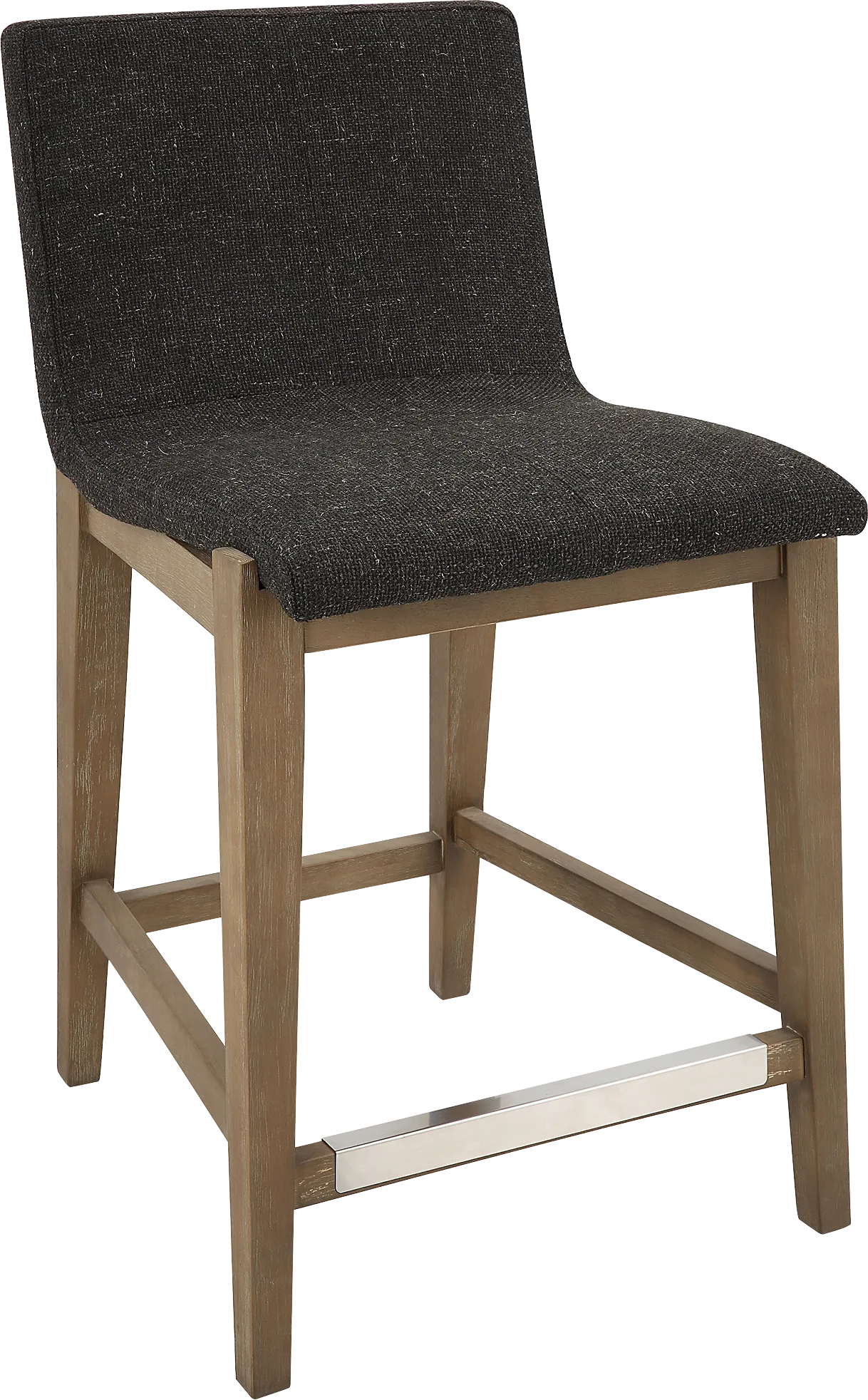 Naos Black Counter Height Stool - Image 1