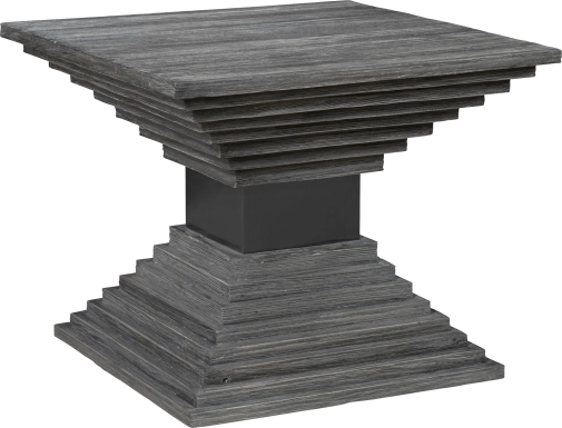Arank Gray Accent Table