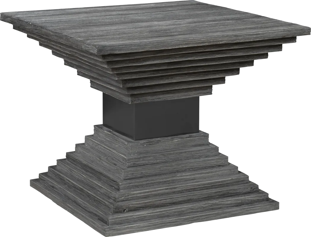 Arank Gray Accent Table
