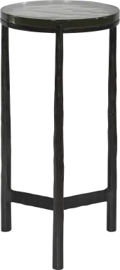 Areg Black Accent Table