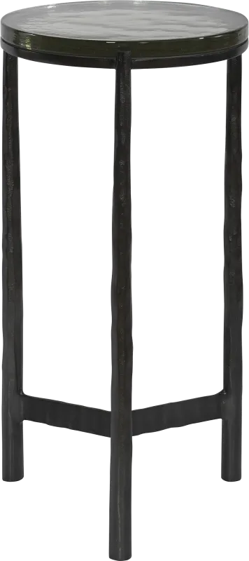 Areg Black Accent Table