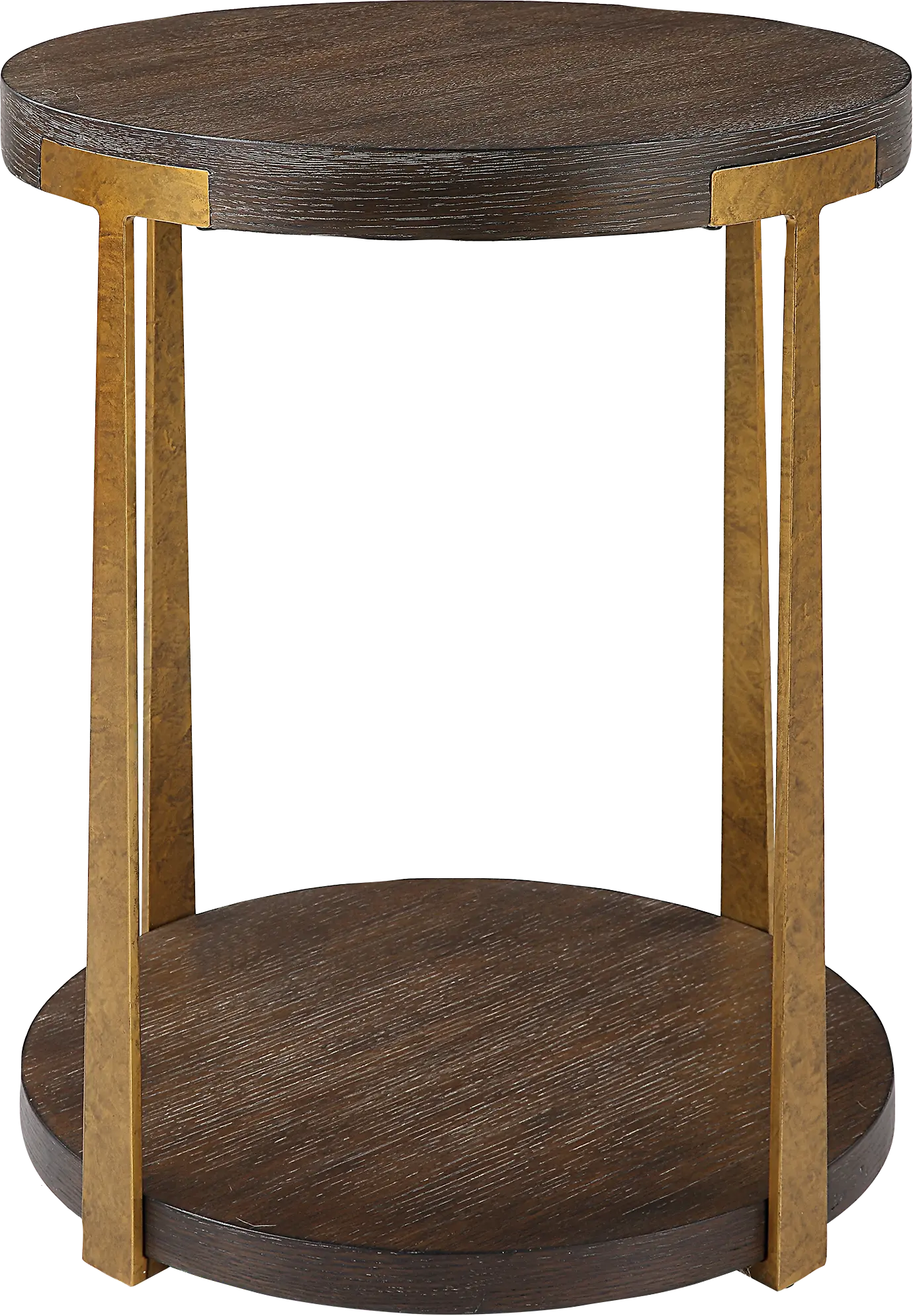 Felge Brown Accent Table