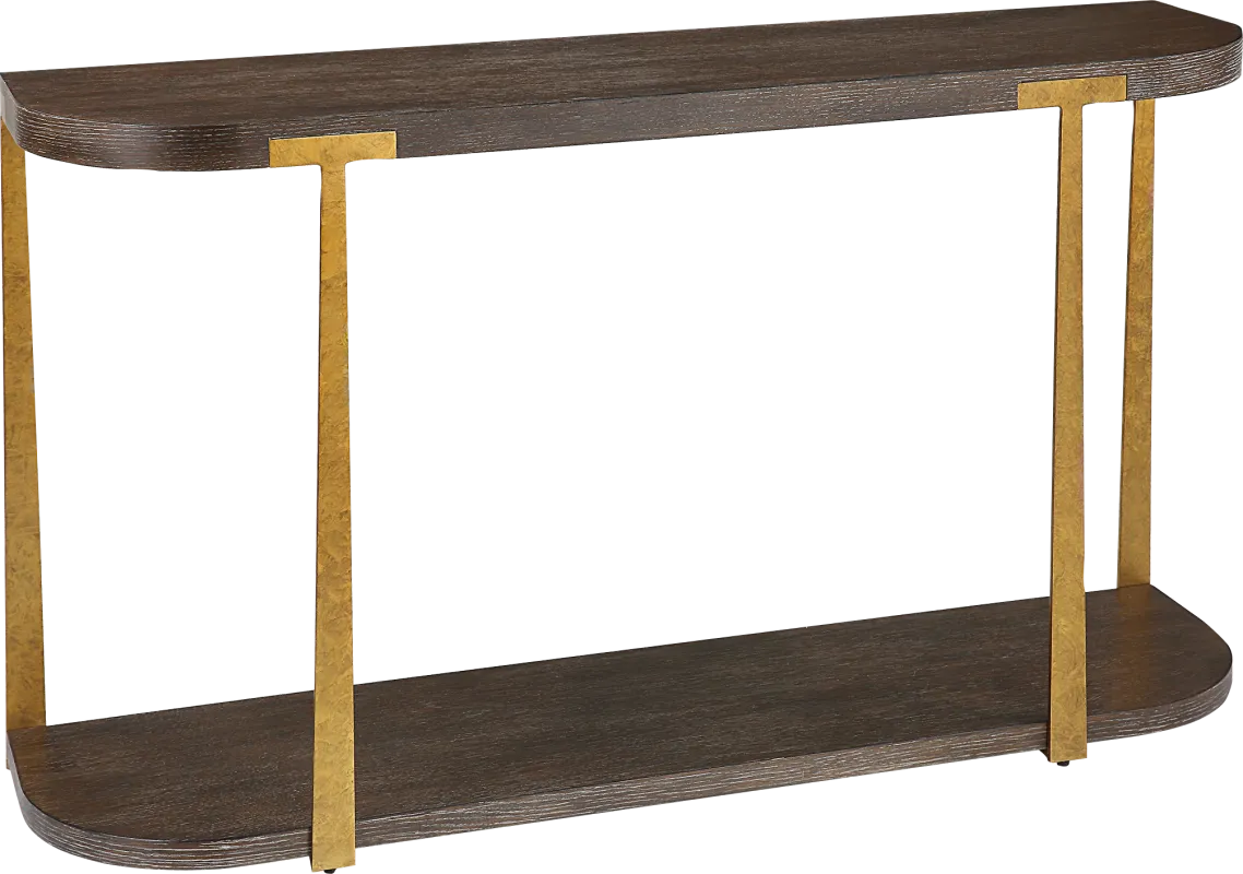 Felge Brown Console Table