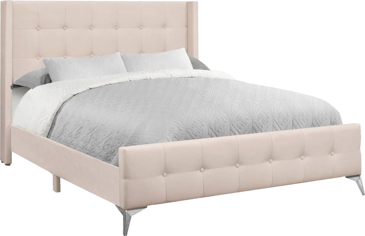 Kittingham Pink Queen Bed
