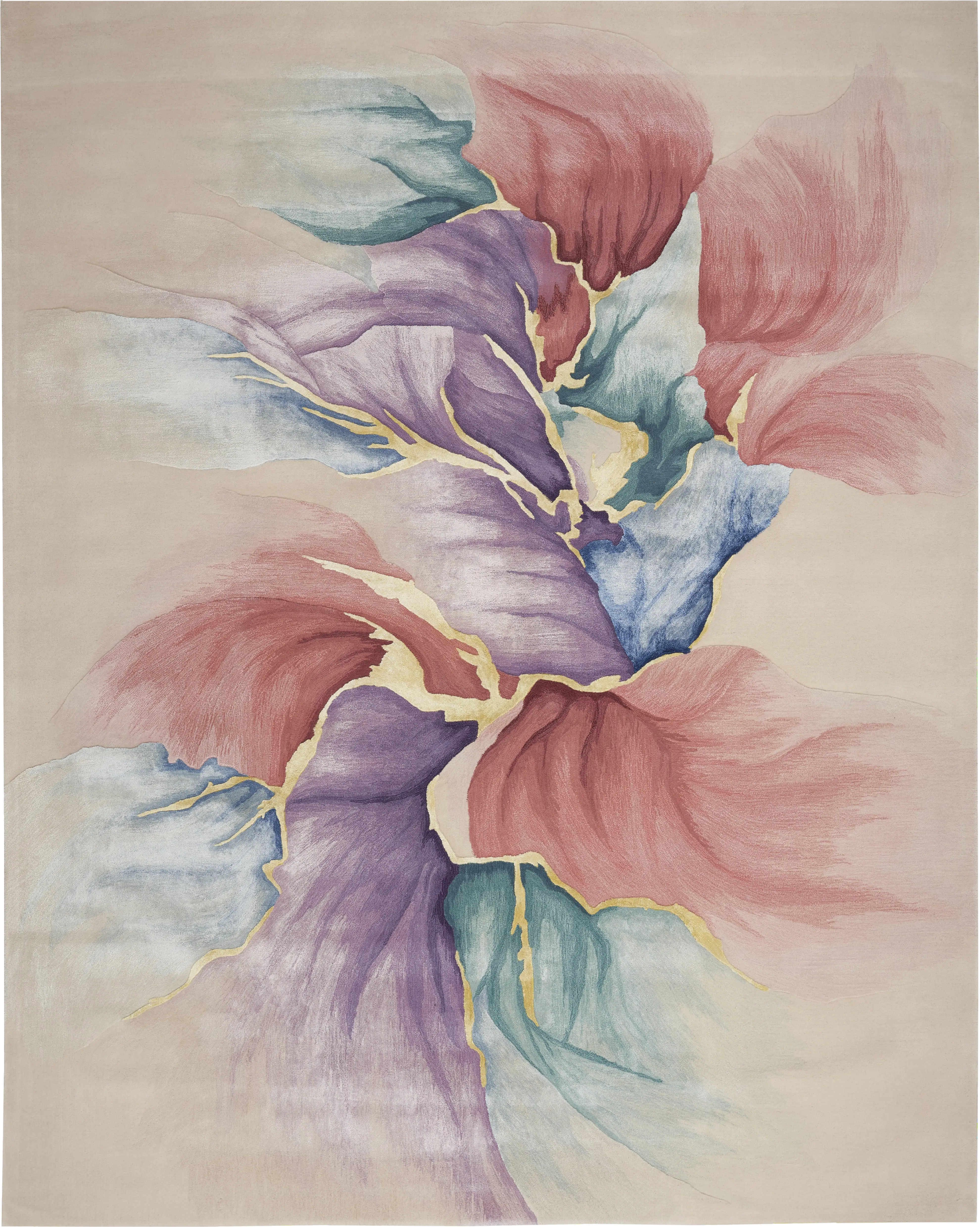 Nebula Beige 9'9 x 13'9 Rug - Thumbnail - Image 1