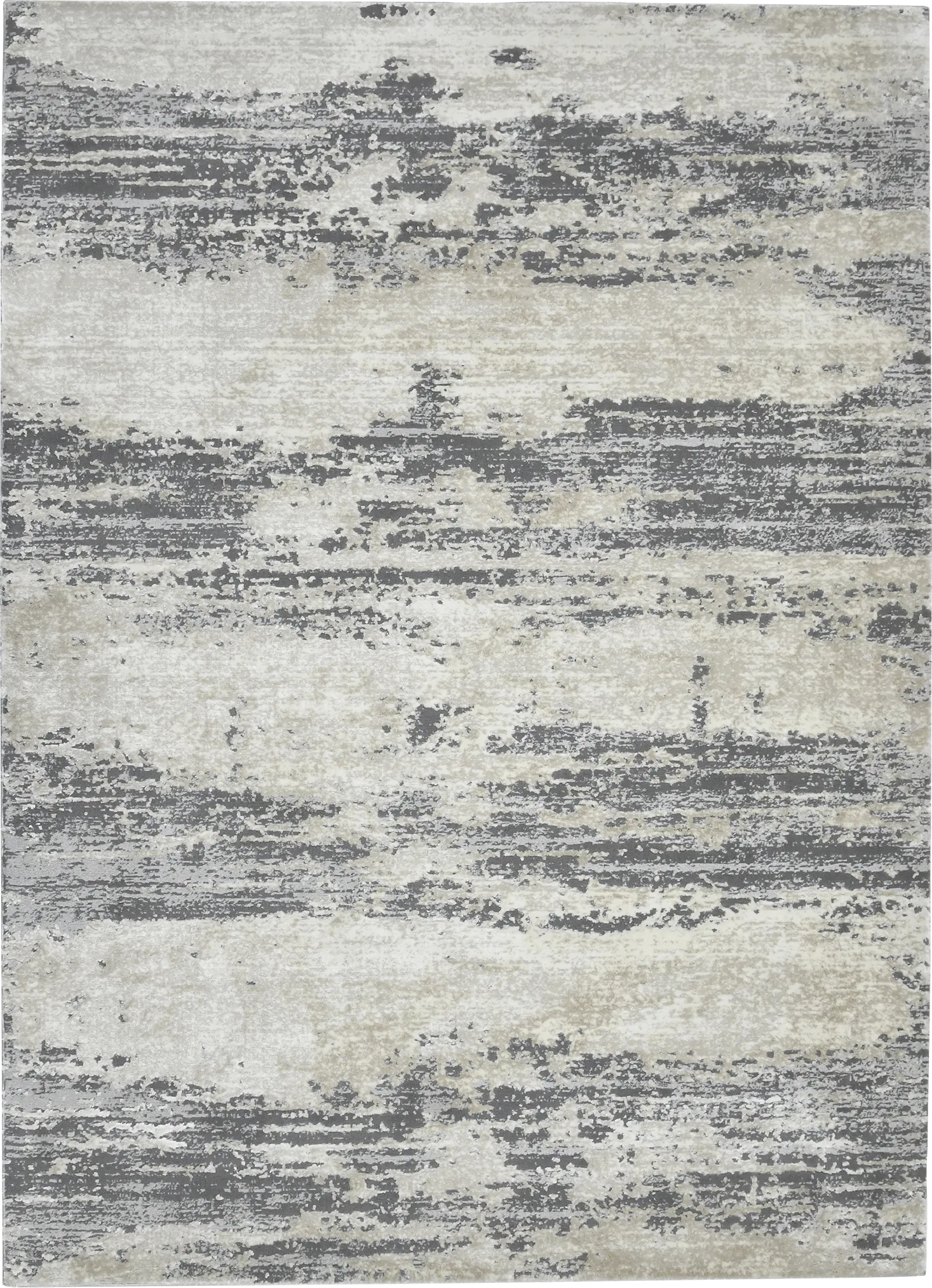 Ekime Gray/Blue 5'3 x 7'9 Rug - Image 1