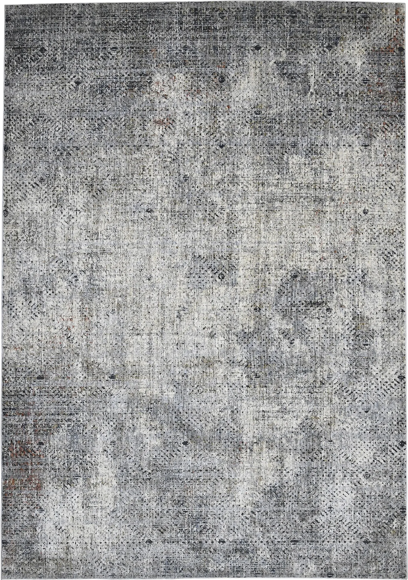 Ikadda Gray 7'10 x 9'10 Rug - Image 1
