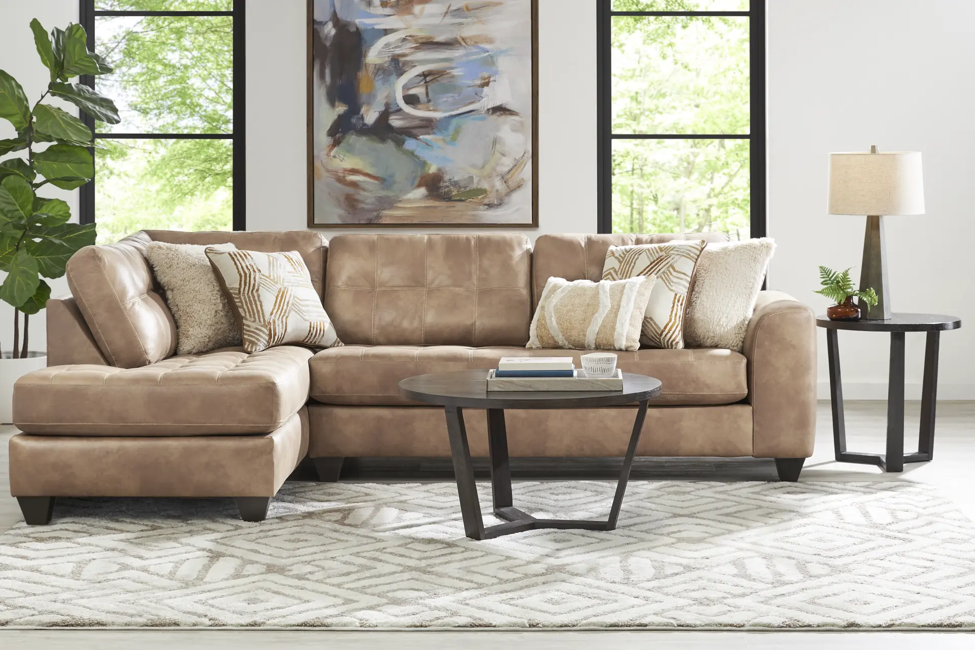 Bellinger Camel 2 Pc Sectional
