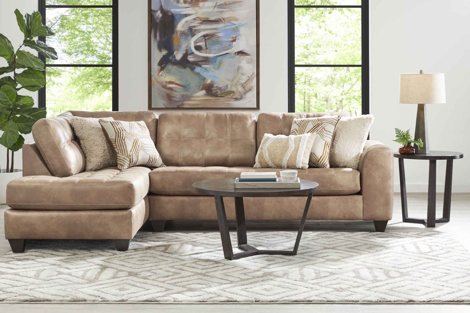 Bellinger Camel 2 Pc Sectional - Image 2