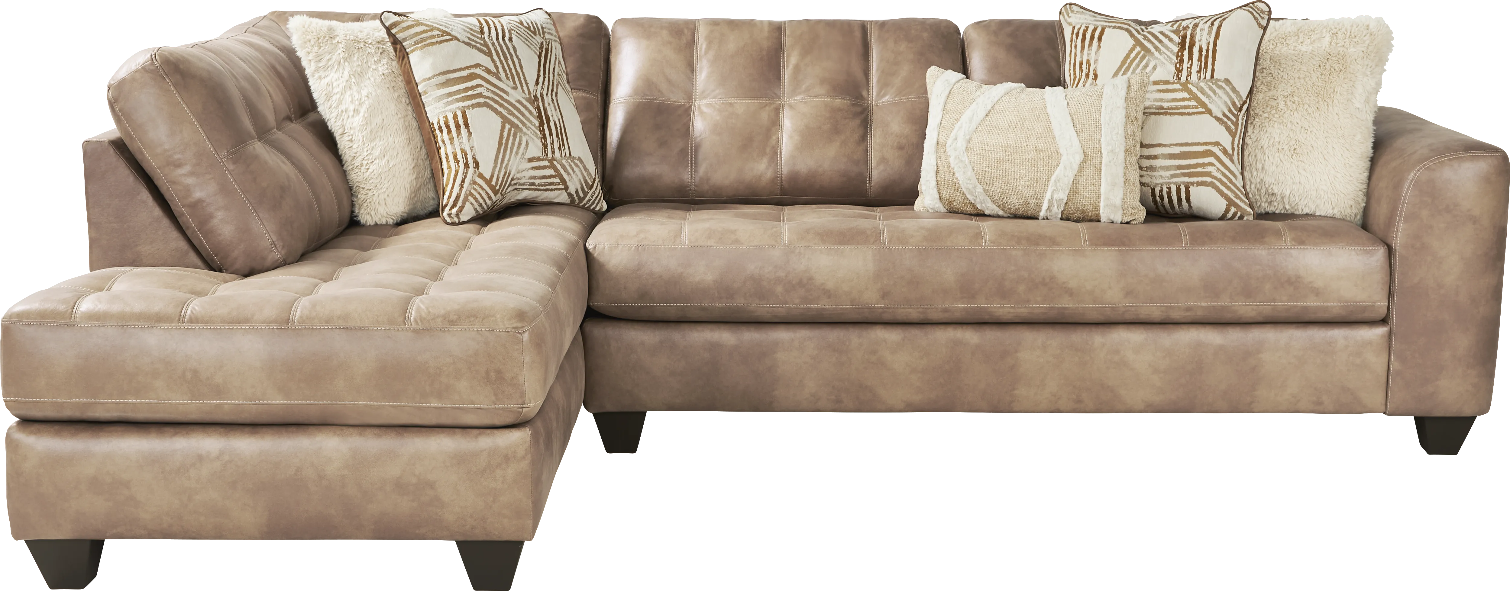 Bellinger Camel 3 Pc Sectional Living Room - Thumbnail - Image 2