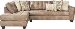 2 pc left chaise sectional
