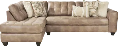 2 pc left chaise sectional