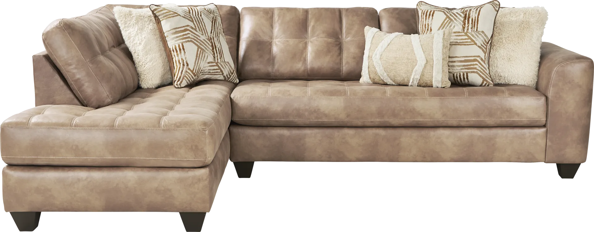 Bellinger Camel 3 Pc Sectional Living Room - Image 2