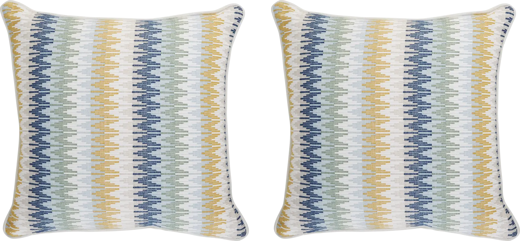 Valley Meadow Sage Indoor/Outdoor Accent Pillow, Set of 2