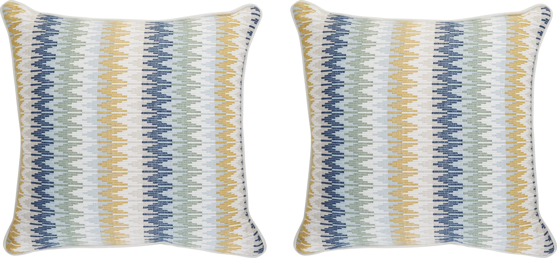Valley Meadow Sage Indoor/Outdoor Accent Pillow, Set of 2 - Image 1