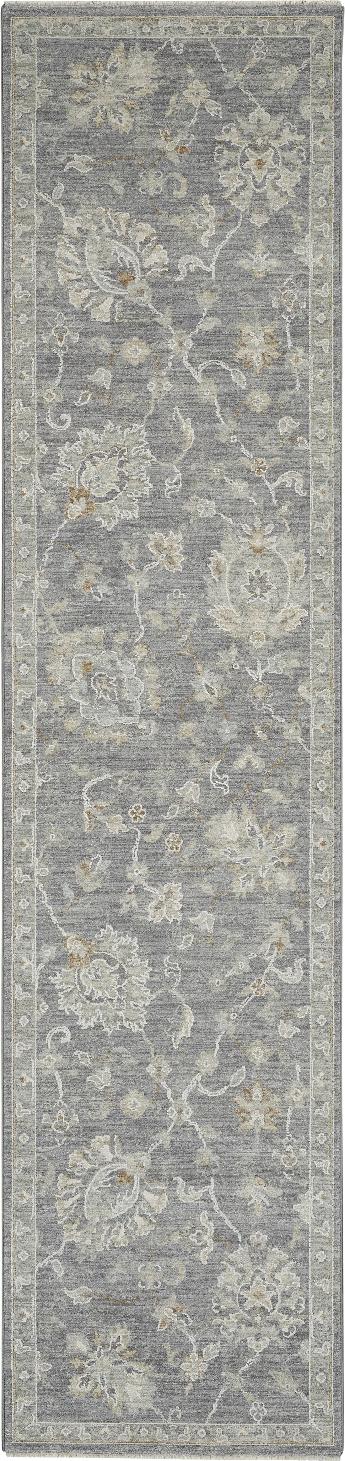 Palmyri Black 2'3 x 10'2 Runner Rug - Image 1