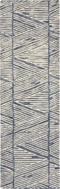 Aryla 2'3 x 7'6 Blue Rug