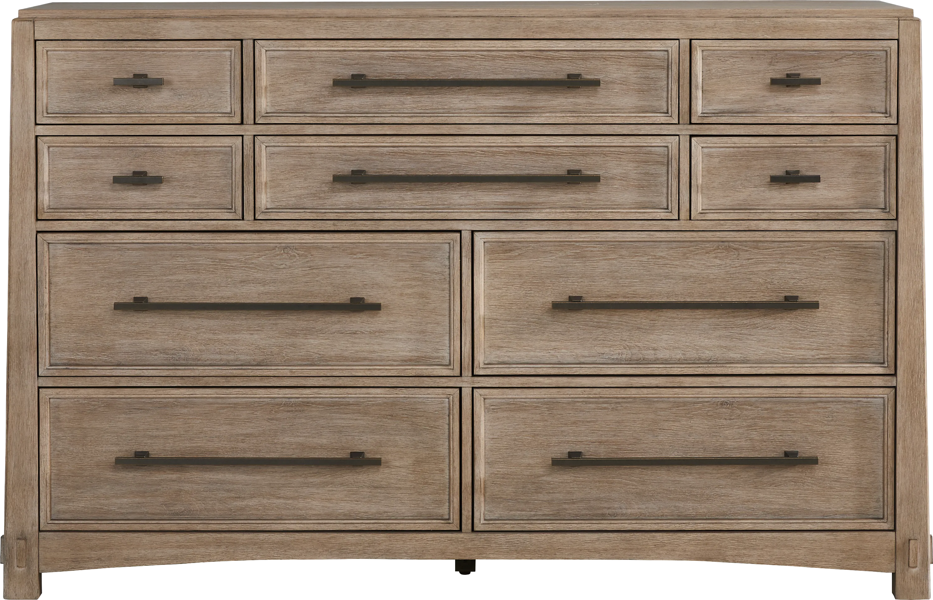 Keaton Taupe 5 Pc King Panel Bedroom - Thumbnail - Image 5
