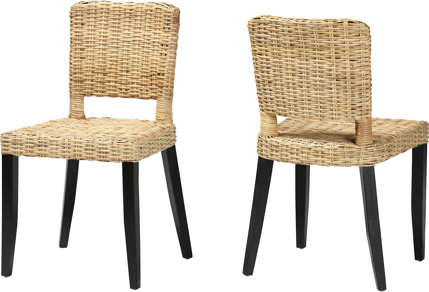 Kenoza Brown Side Chair, Set of 2 - Image 1